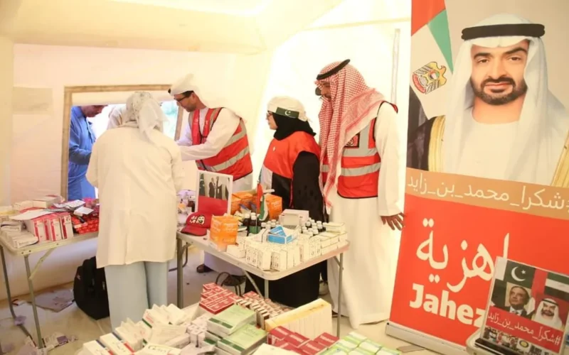 قوافل زايد الخير تدشن رعاية قلبية للأطفال والمسنين في إقليم السند